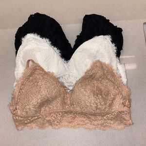 Bundle of 3 Aerie Bralettes